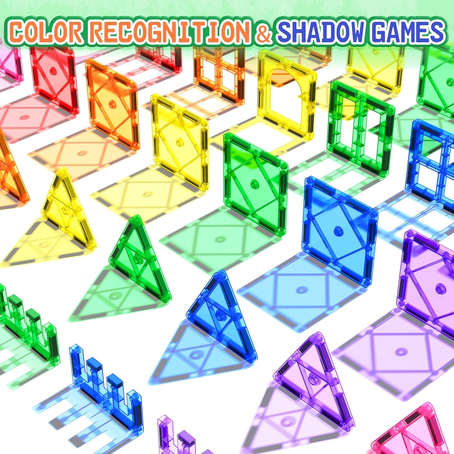 Magnetiske fliser Leketøy for småbarn