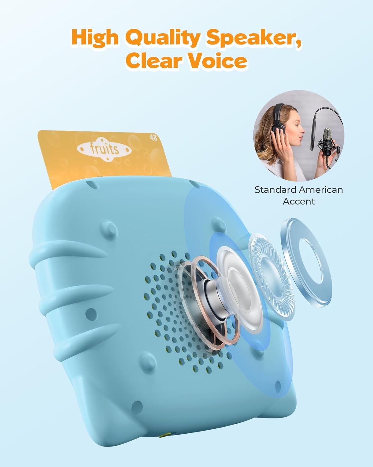 Snakkende flashkort for småbarn