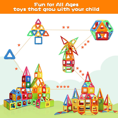 Oppgraderte magnetiske blokker Tøffe fliser