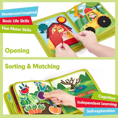 Aktivitetsbok for småbarn 1-3 år – Montessori-leker