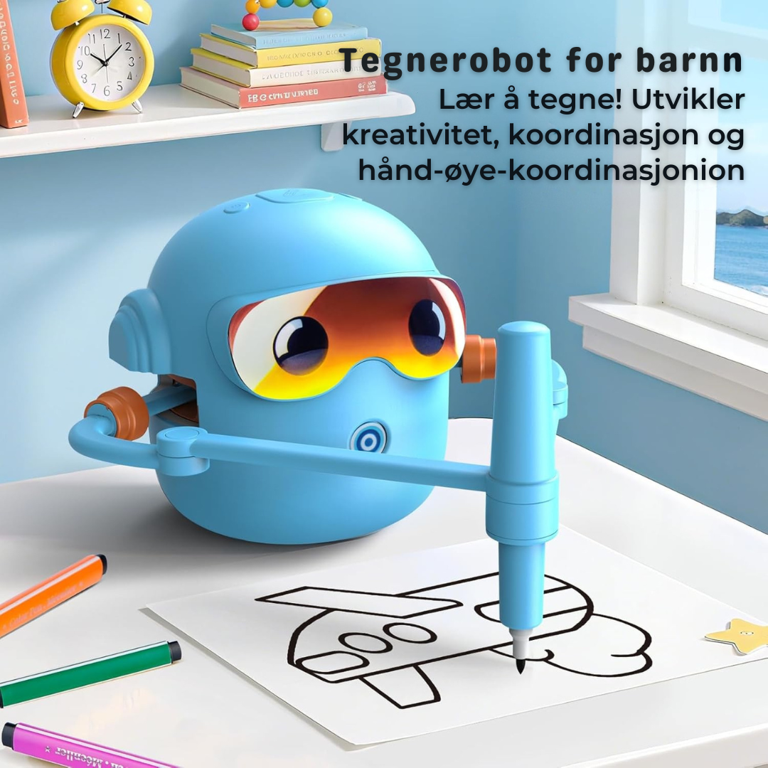 Tegnerobot for barn Montessori