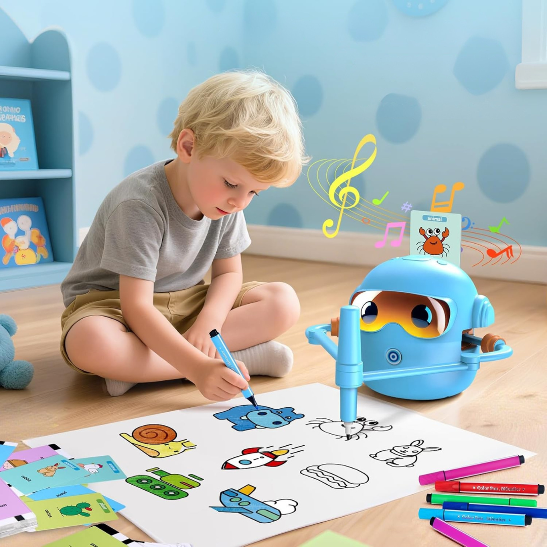 Tegnerobot for barn Montessori